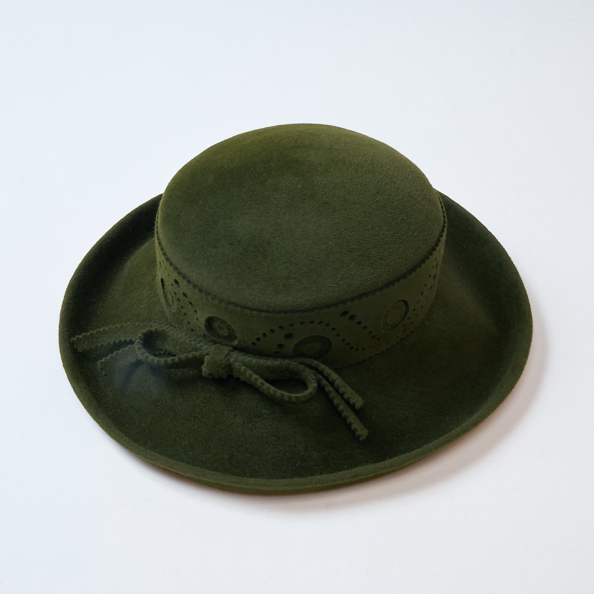 Green Velvet Hat