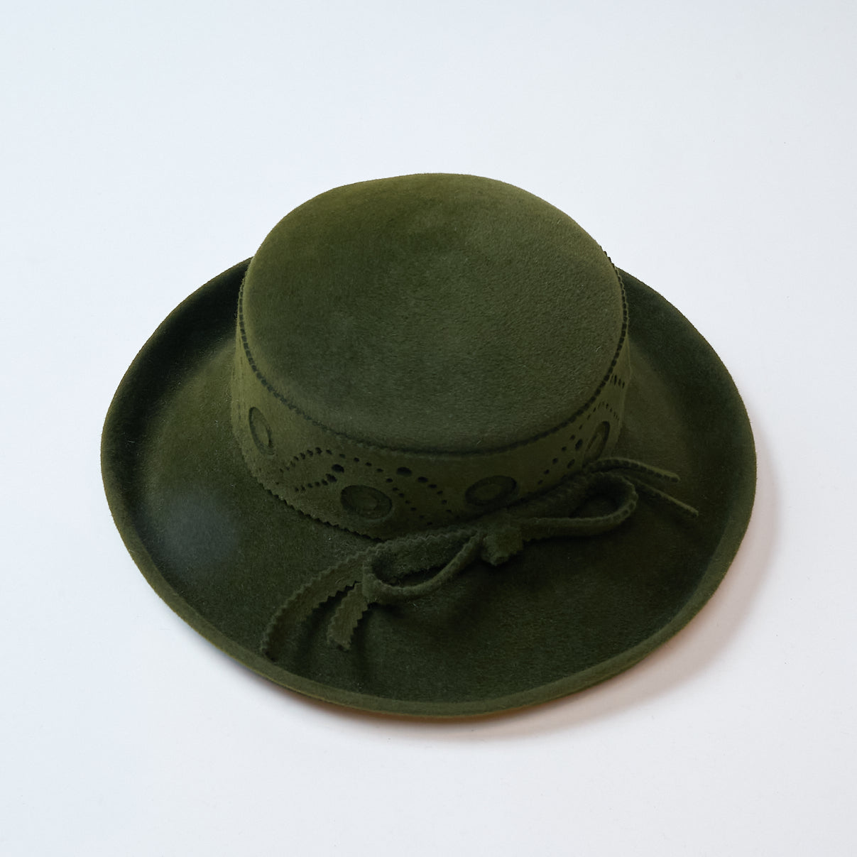 Green Velvet Hat
