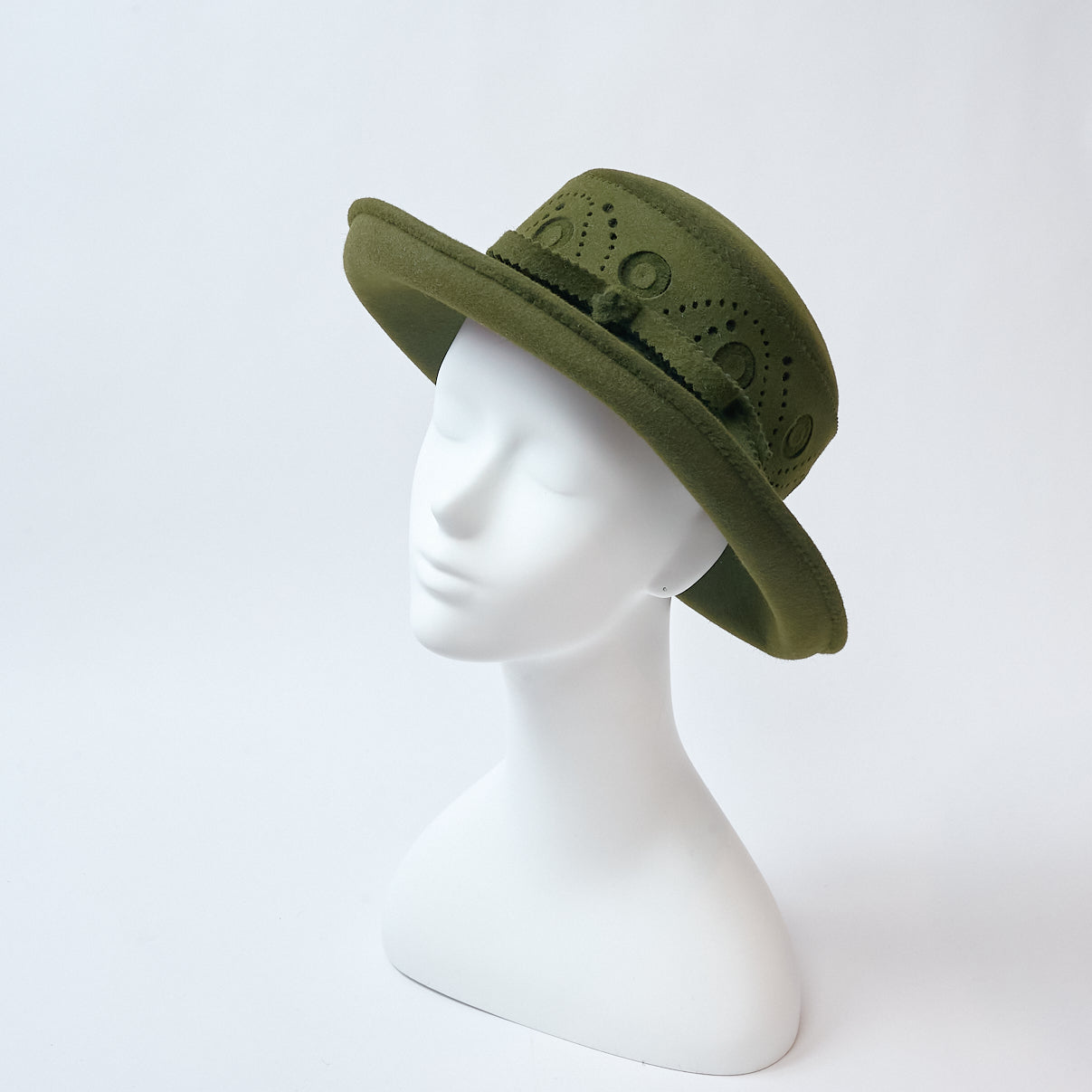 Green Velvet Hat