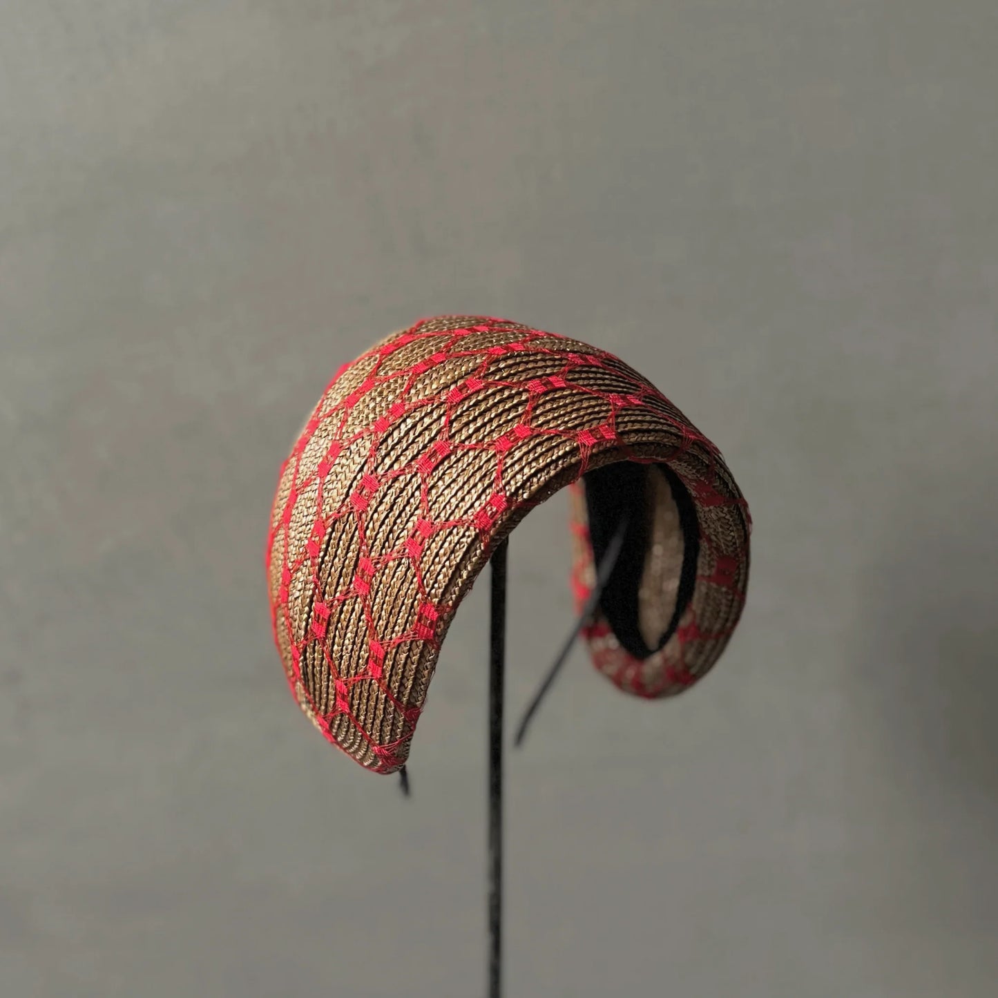 Honeycomb veil Alice band