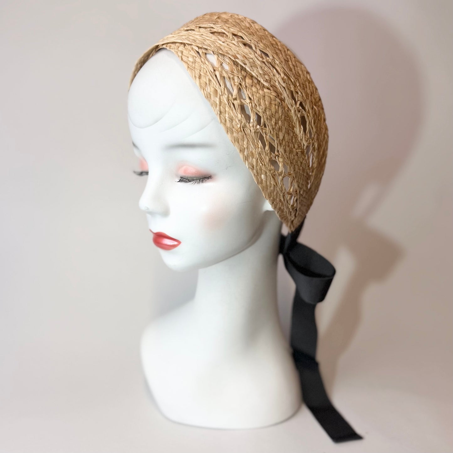 ラフィアヘアバンド