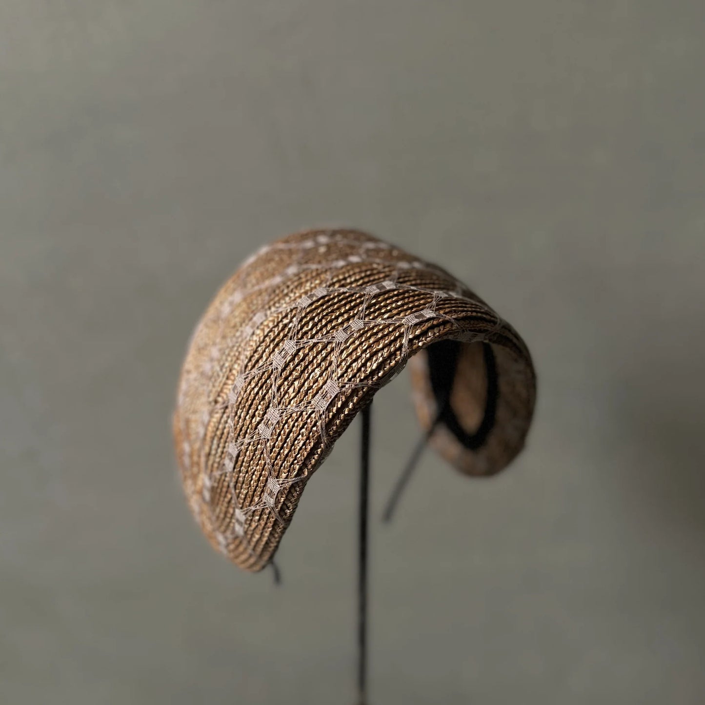 Honeycomb veil Alice band