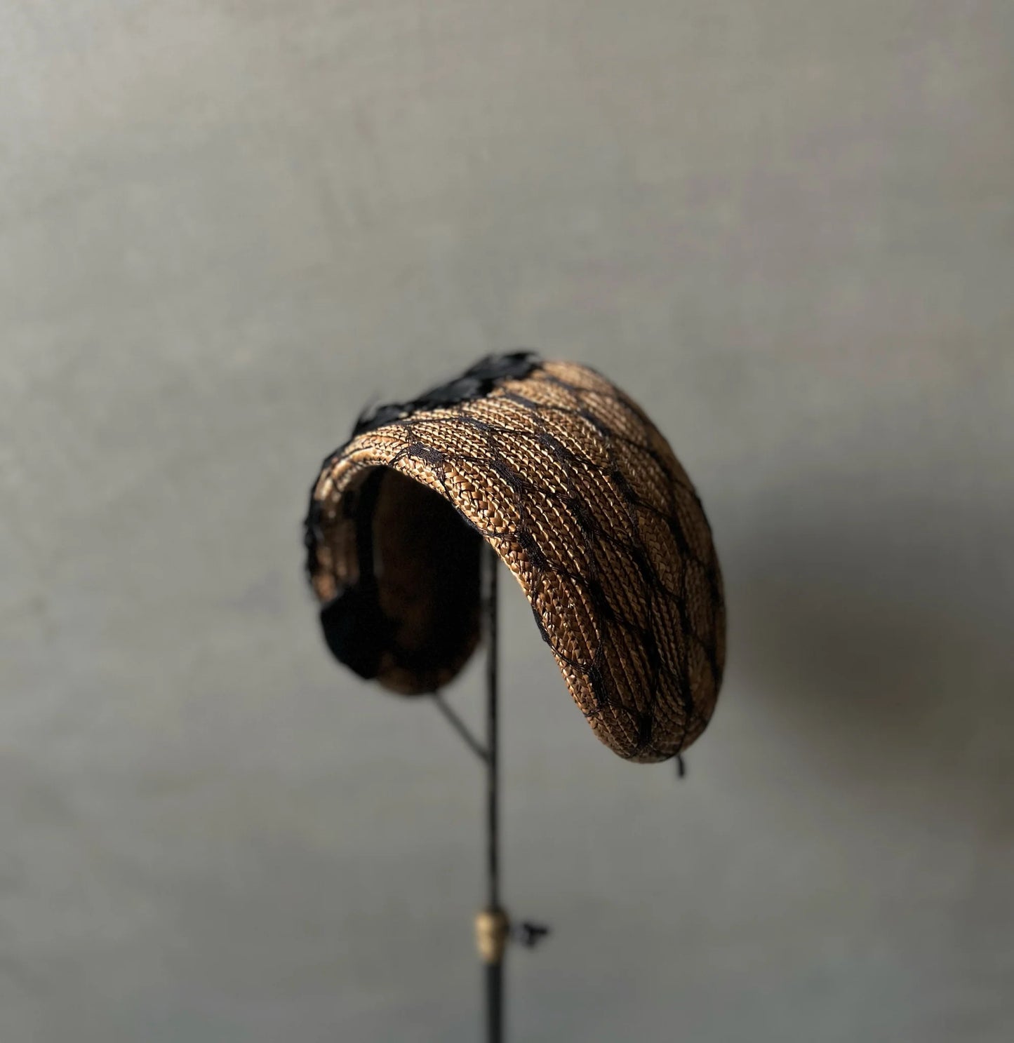 Feathers & ribbon & veil alice band