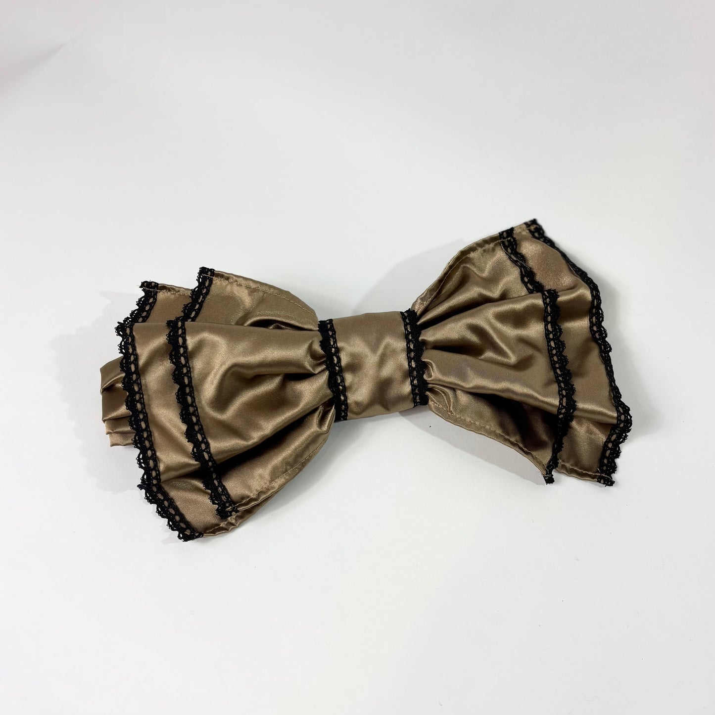 サテンリボンヘアーバンド