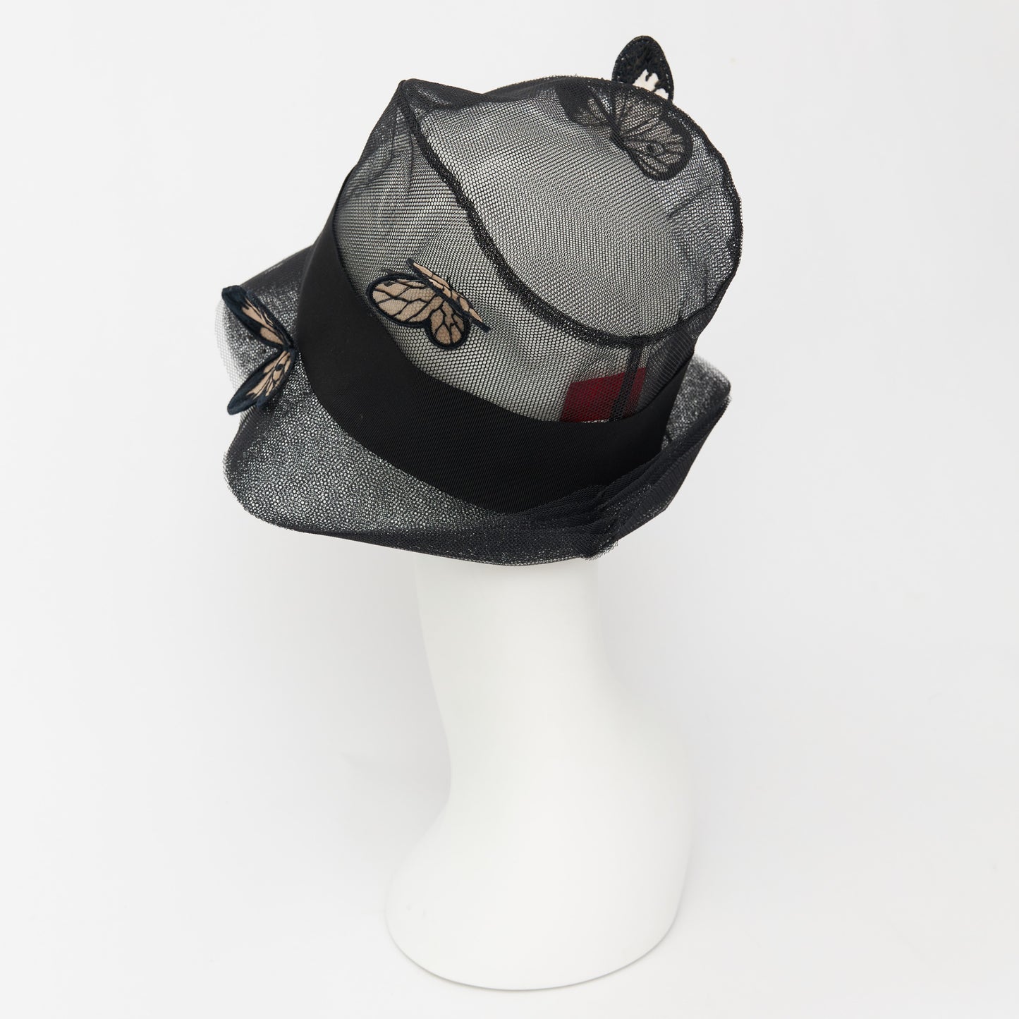 チョーチョ付チュールハット