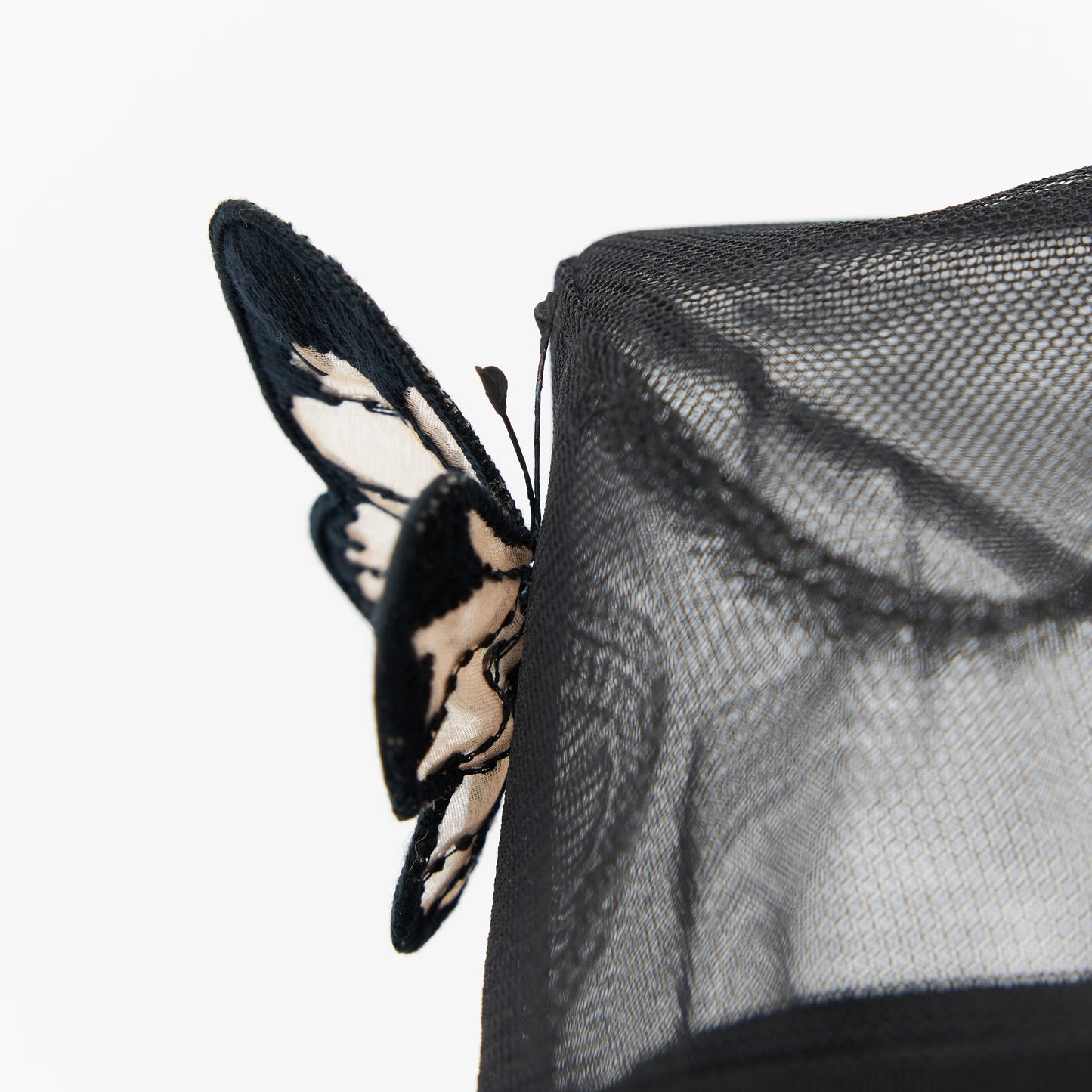 チョーチョ付チュールハット