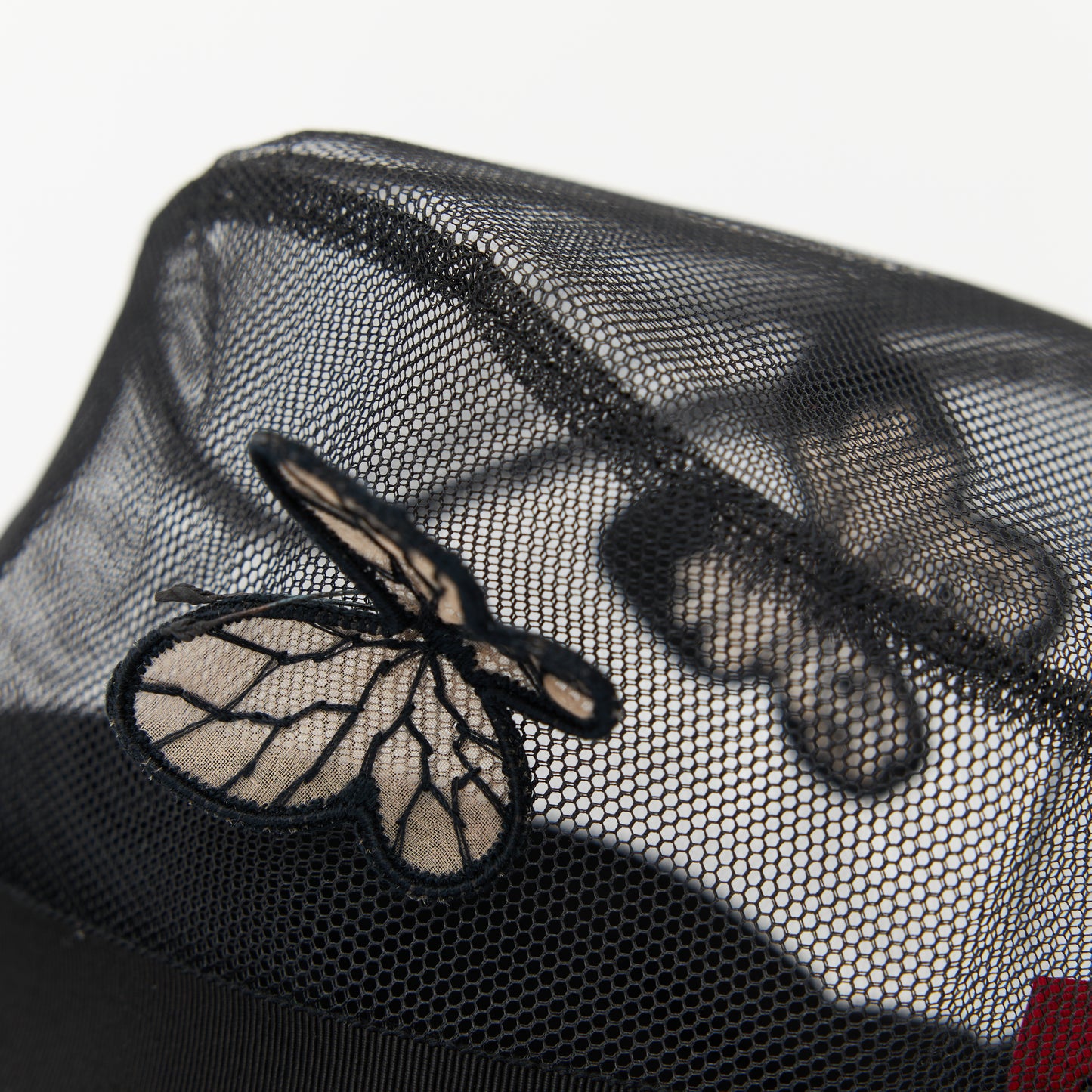 チョーチョ付チュールハット