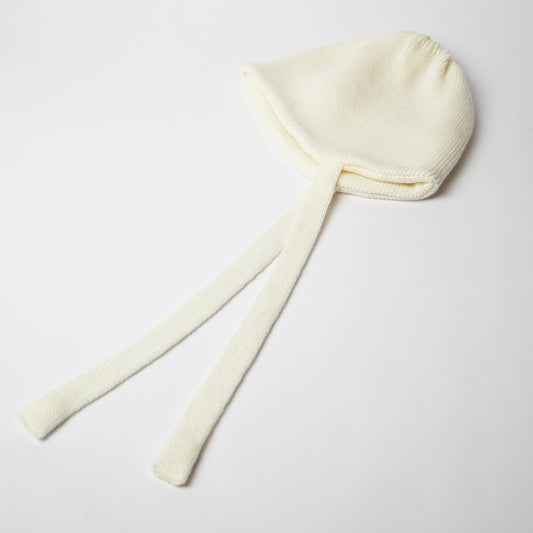 ニットシェルパキャップ ホワイト