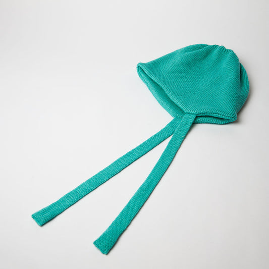 ニットシェルパキャップ グリーン