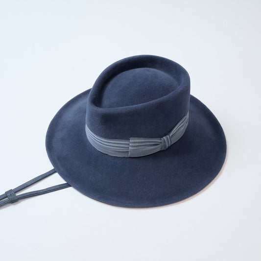 Felt hat (with leather chin strap)