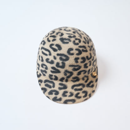 Leopard print cap
