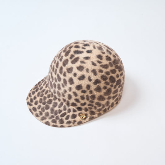 Leopard print cap
