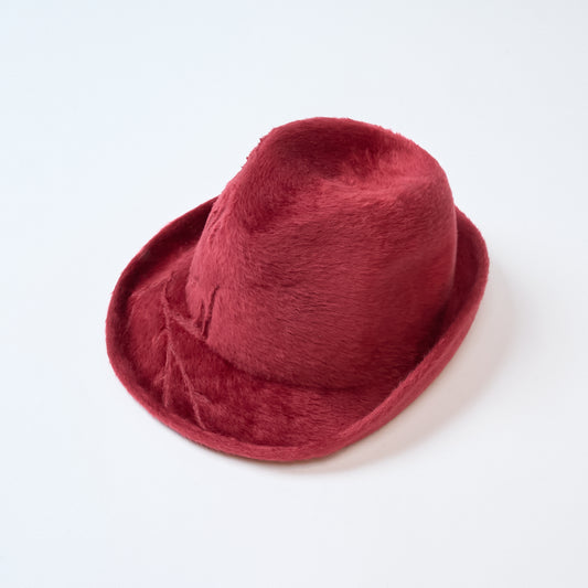 Rose motif beaver hat