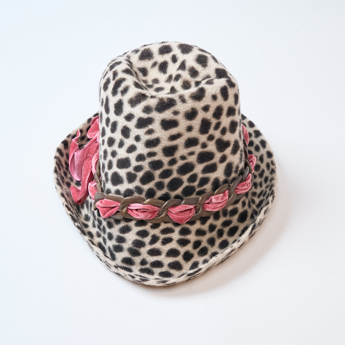 Leopard Ribbon Hat