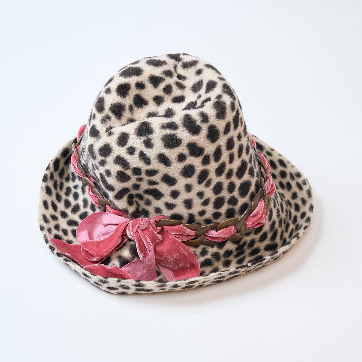 Leopard Ribbon Hat