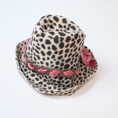 Leopard Ribbon Hat