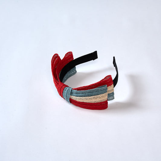 Hemp braid ribbon headband