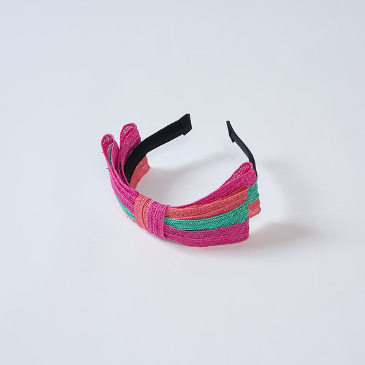 Hemp braid ribbon headband