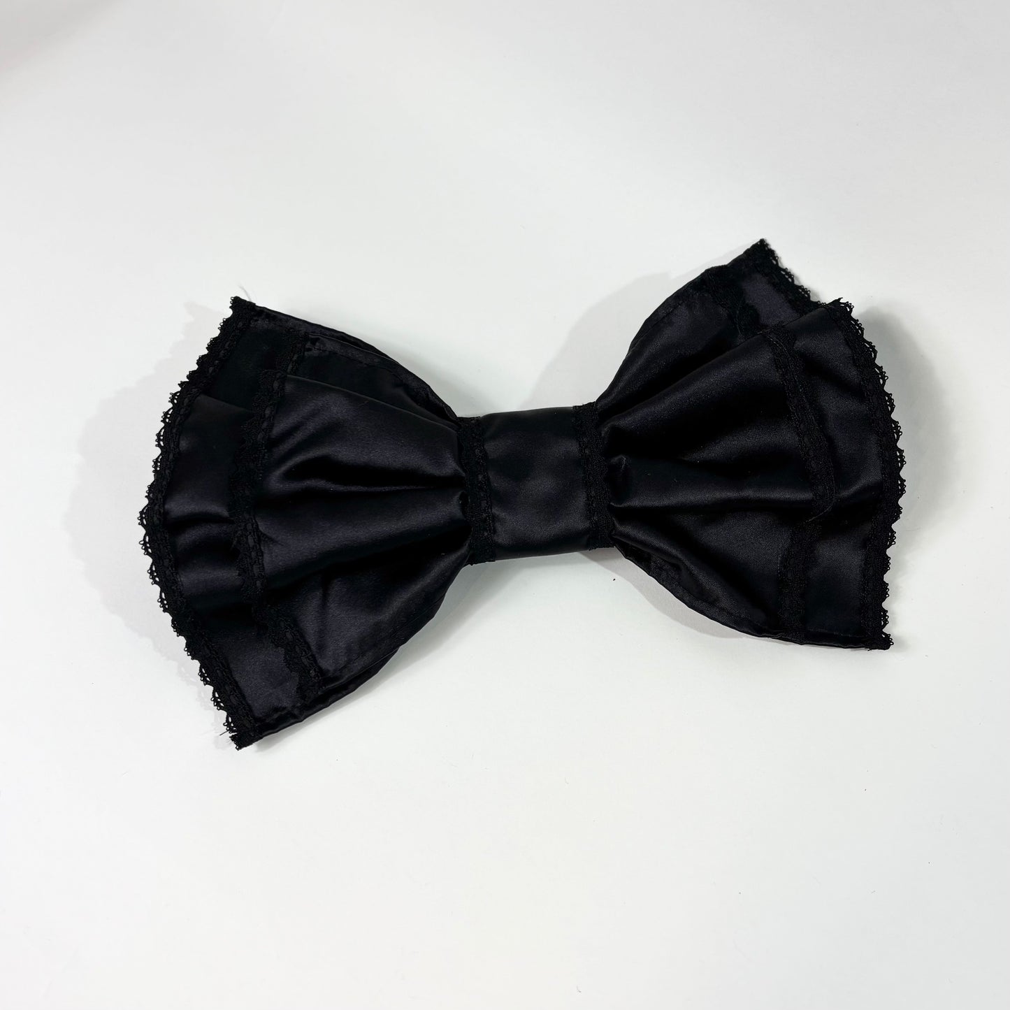 サテンリボンヘアーバンド