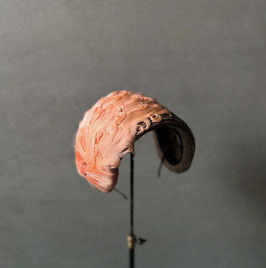 Feathers & ribbon Alice band