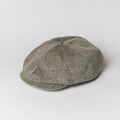 Big herringbone casquette