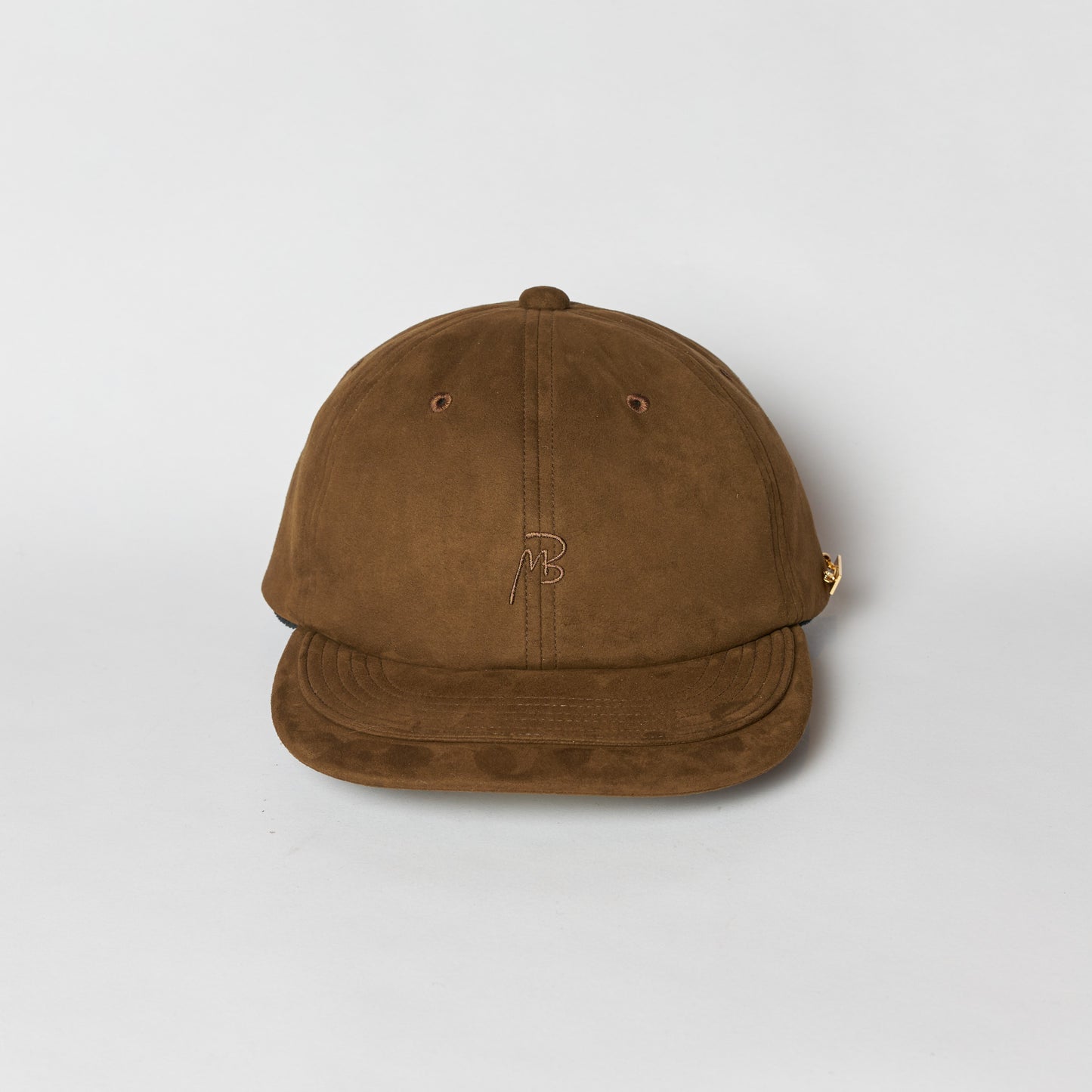 Suede W-visor Cap