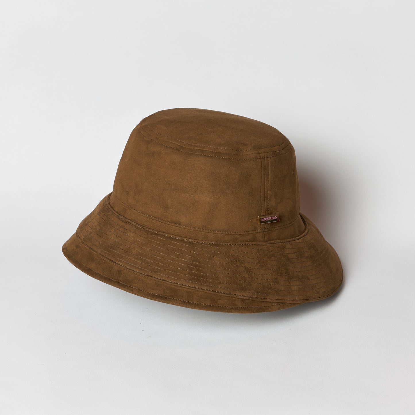 Suede W-brim Hat