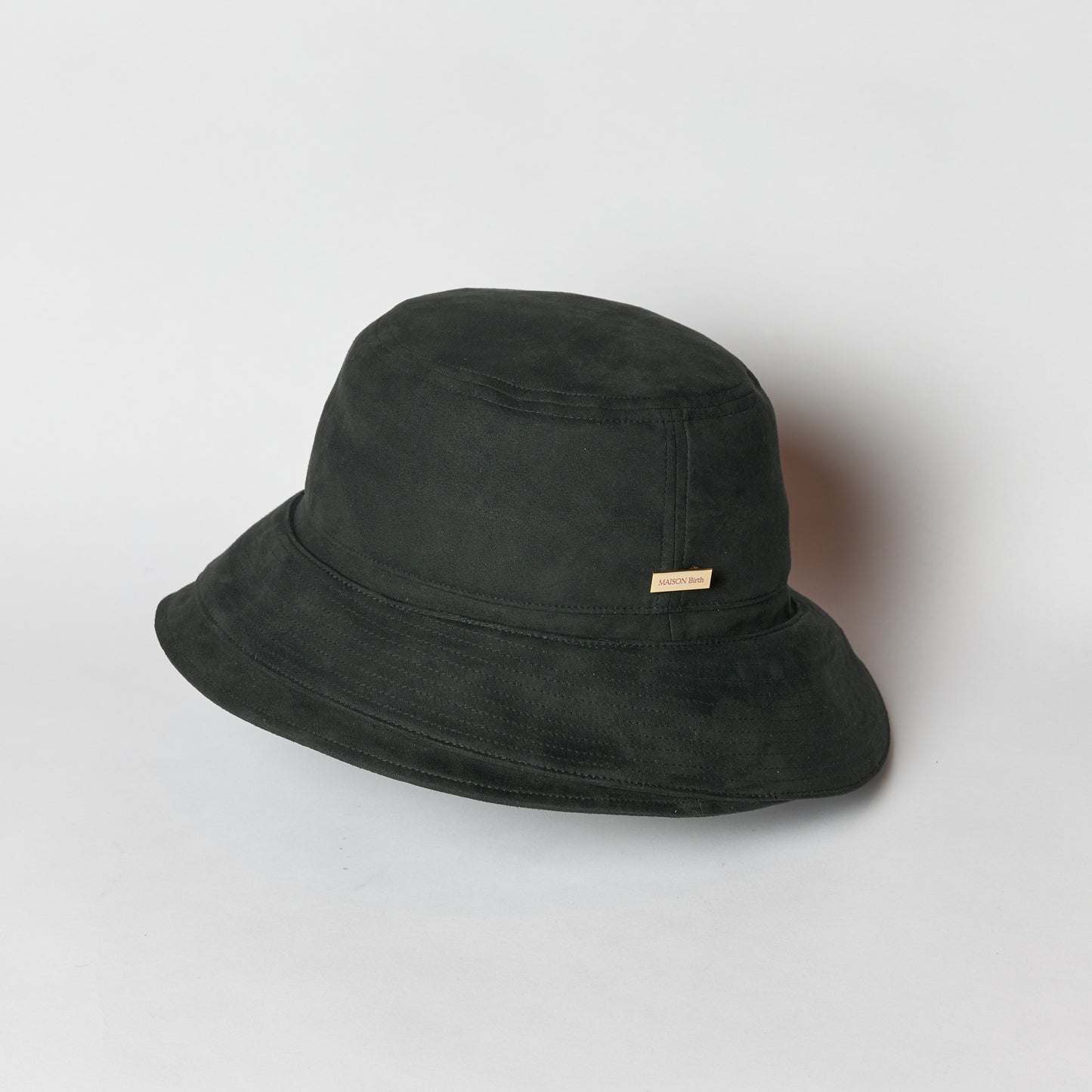 Suede W-brim Hat