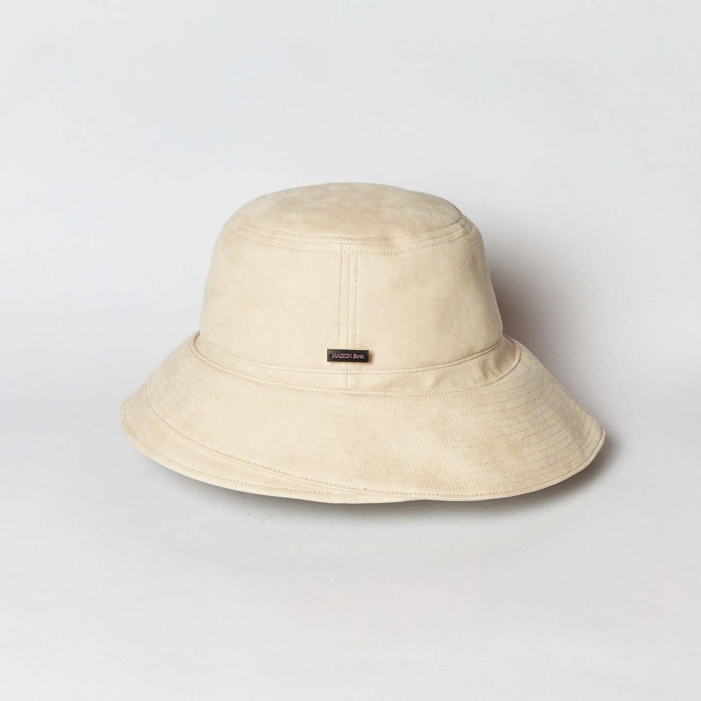 Suede W-brim Hat