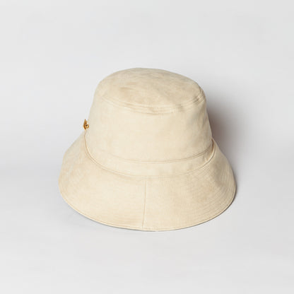 Suede W-brim Hat