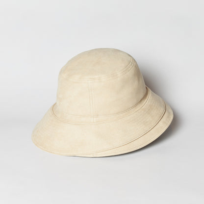 Suede W-brim Hat