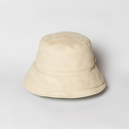 Suede W-brim Hat